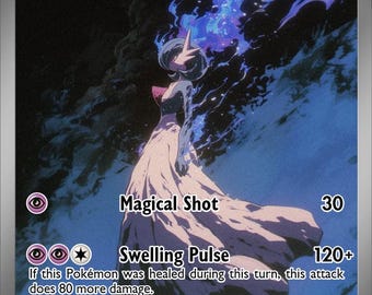 Gardevoir EX - Pokemon Custom Fan Art Hand Made Card