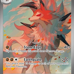 pokemon card lycanroc dusk form VMAX (Dusk Form) - RRR - 025/067 S7D this Pokemon cant attack. Dusk Lycanroc - Etsy