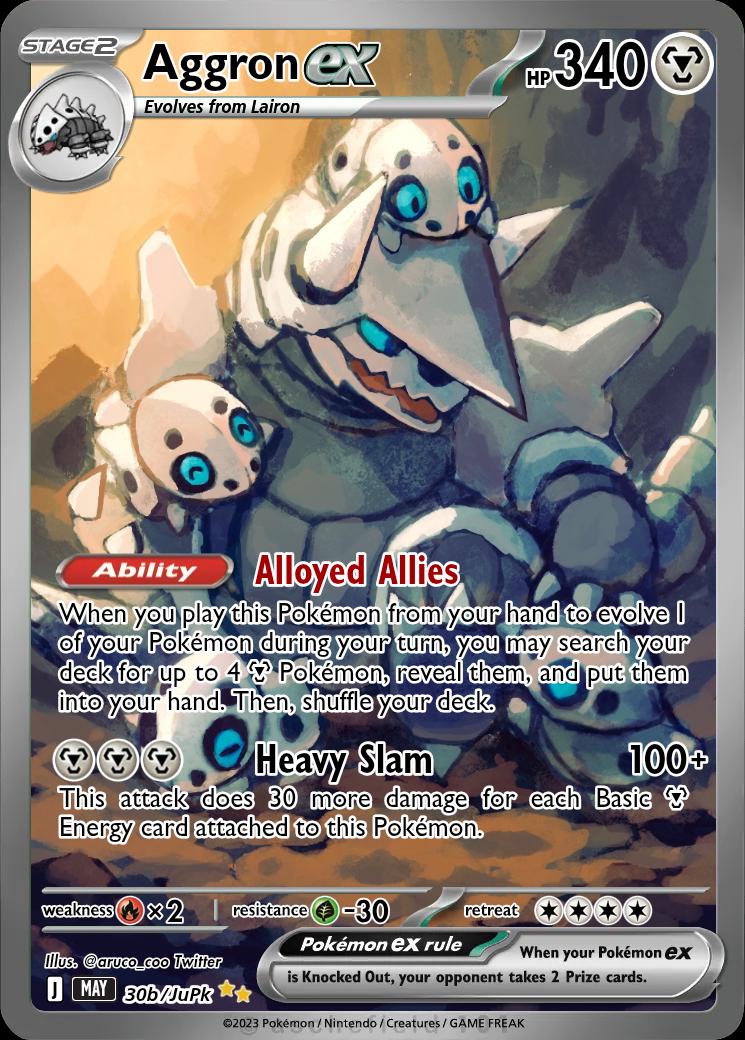 mega aggron pokemon card V & Vmax 097/172 Brilliant Stars EX Type M Aggron EX (154 Full