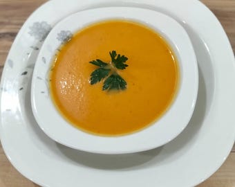 かぼちゃスープ、トルコ料理の逸品、簡単レシピ、アナトリア料理、PDFレシピ