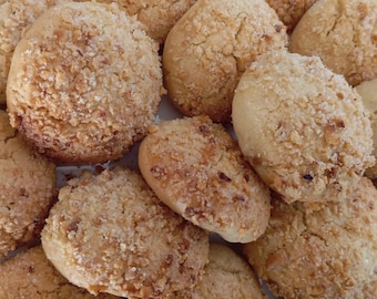 Galletas de avellana, galletas caseras, galletas para fiestas, patrón en PDF