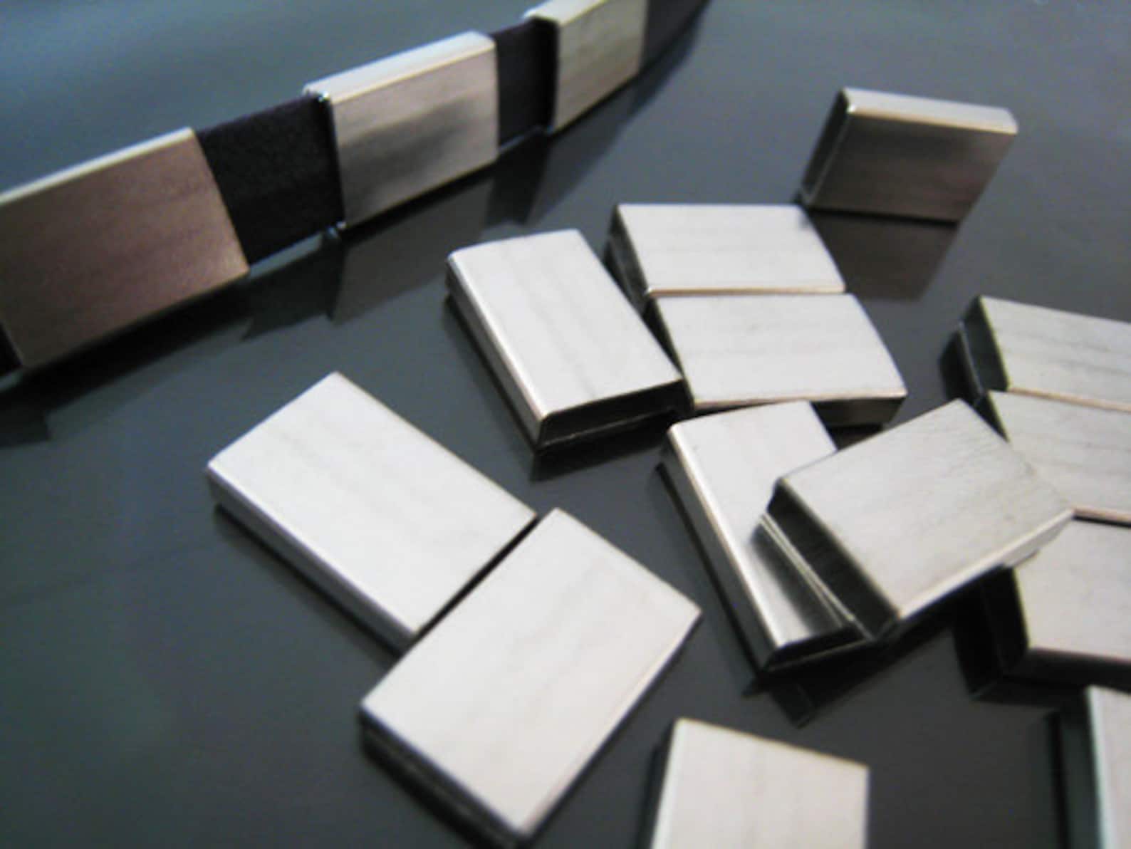 Metal Tube Beads 4pcs Finding Silver Metal Tubes Straight Etsy