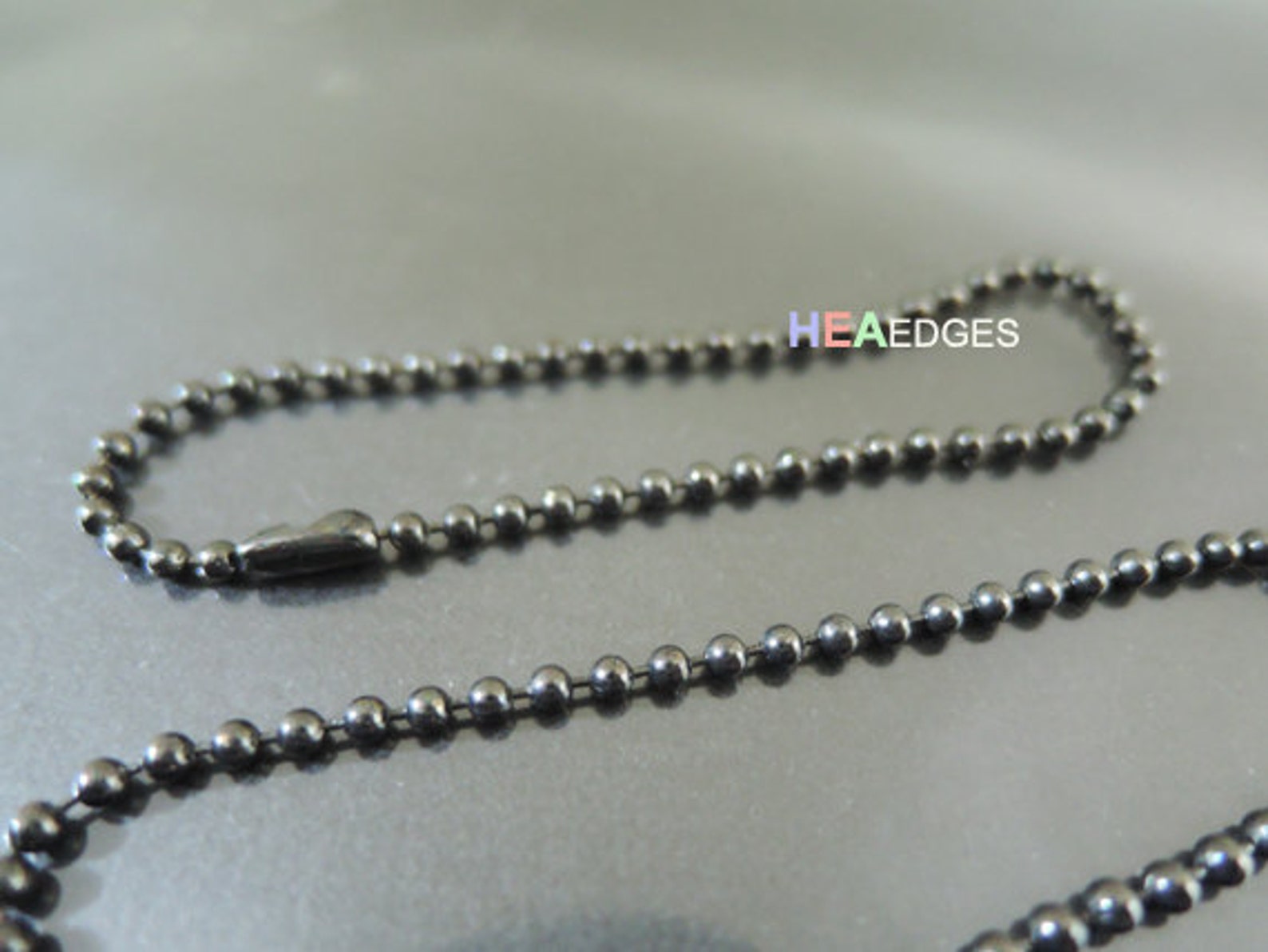 Ball Chain Keychain 140mm 10pcs Finding Black Small Ball Etsy