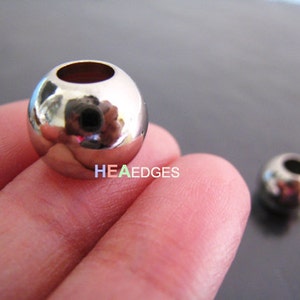 4pcs Slver End Cap 6mm - Fndng Round Tone Leather Cord Ends Flat