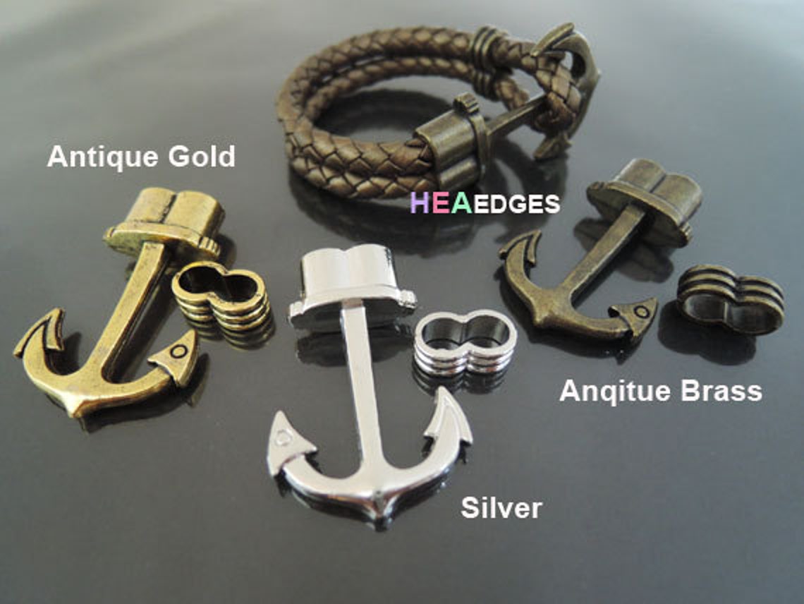 1 Set Anchor Clasp Finding Anchor Hook Toggle Clasp Clousure Etsy