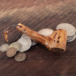 Hand Carved Antler Black Powder Measure 50gr     Muzzleloading