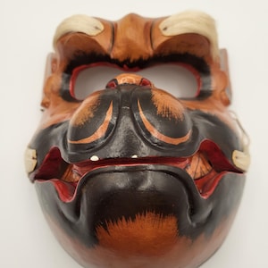 Vintage Polychrome Gorilla Peruvian Mask
