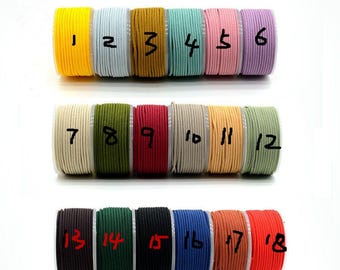 Cuerdas de Milán de alta calidad de 20 metros/10 metros, 2 mm/3 mm: 18 colores para su elección