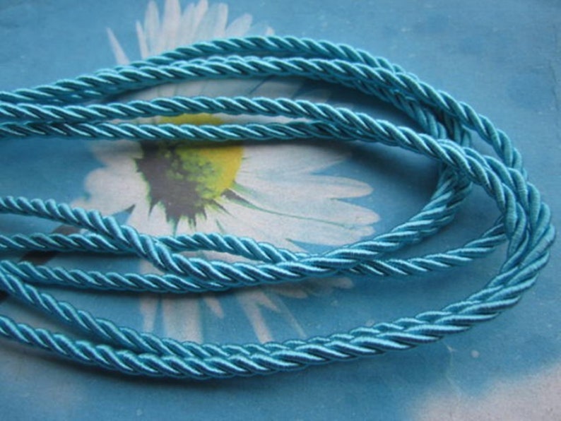 High Quality 10 Yards 3mm Dark Blue Twist Rope Cords - Etsy