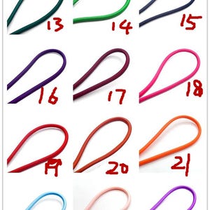 High quality 5 meters 5mm rope cords/jewelry diy cords charms findings--36 colors for your choose image 6