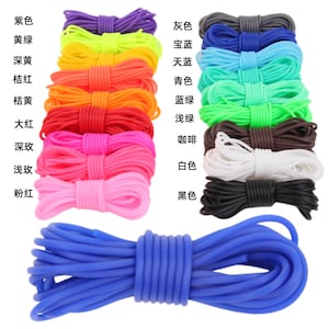 Tubo de silicona de alta calidad, 5 metros y 3mm de espesor, cordones redondos de goma/cordones de joyería