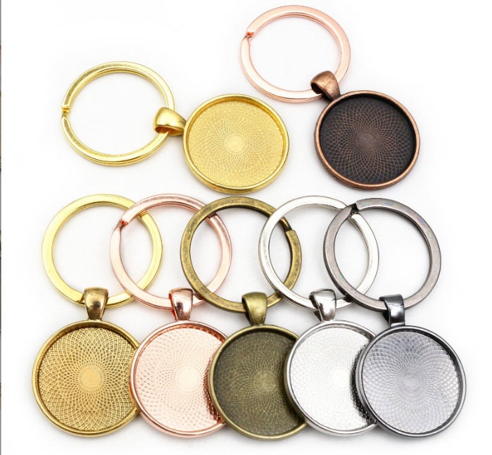 Do It Yourself (DIY) *Fit Your Coin* (20MM) Bezel Keychain | eBay