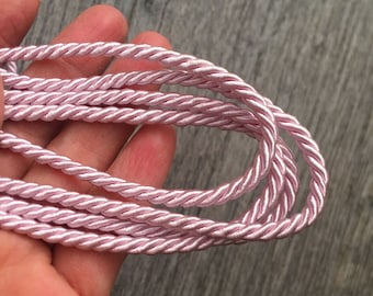 Corde di seta twist rosa chiaro di alta qualità da 10 metri 3mm