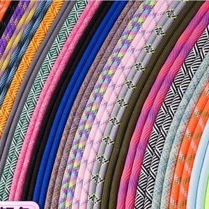 thick cords--2 strands(1.45 meter each strand) 8mm thickness paracords/polyester rope cords charms findings--60 colors for your choose