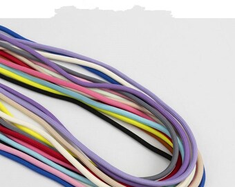 high quality 5 meters 5mm thickness jewelry diy cords/rope cords--29 colors for your choose