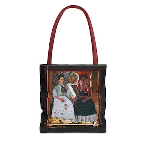 Handmade Art Tote Bag – Unique Collage Print - Aesthetic Tote Bag