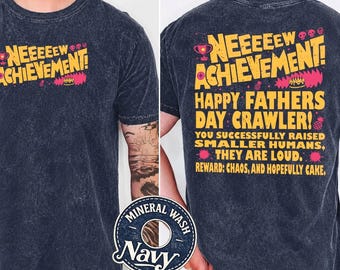 Dungeon Crawler Carl Fathers Day 2 Sided Shirt, Dad Achievement TShirt, DCC Fan Tee, Game Dad Comfort Colors Shirt