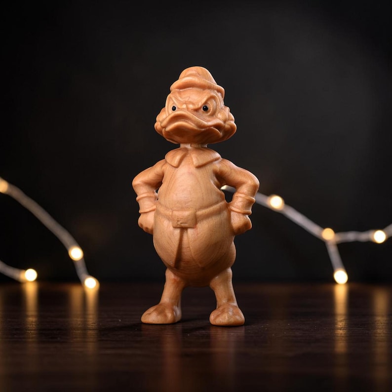 Disney-present till Disney-älskare Dekorativ samlarobjekt, Musse och Mimmi Pigg träfigurer bild 7
