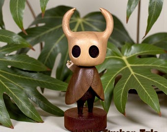 Hand-Carved Walnut Knight Figurine Wooden Game Character Collectible Gift