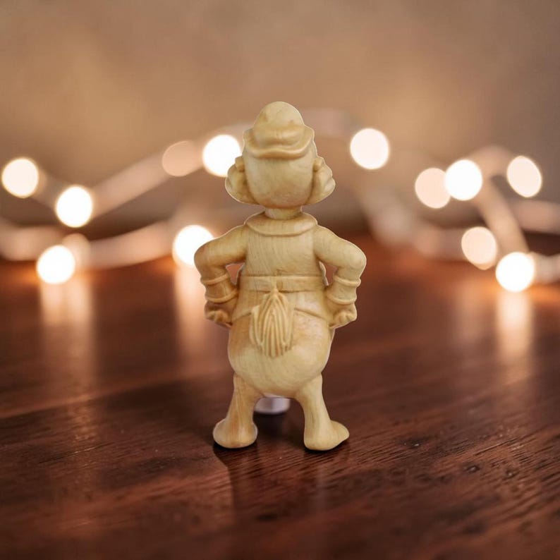 Disney-present till Disney-älskare Dekorativ samlarobjekt, Musse och Mimmi Pigg träfigurer bild 9