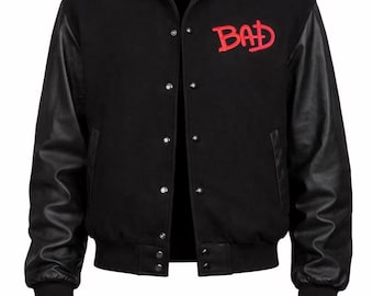 Michael Jackson BAD World Tour Jacket – Retro 80s King of Pop MJ Concert Jacket