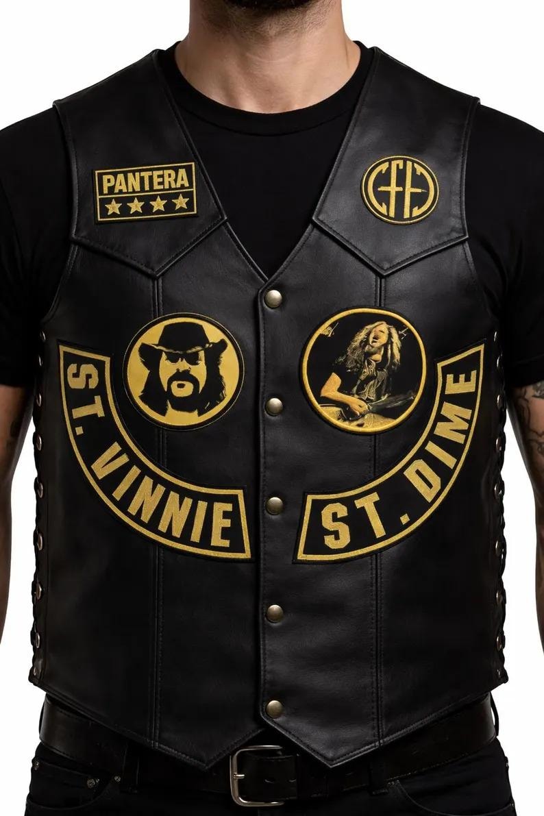 Pantera Inspired Cowboys From Hell Vest | Zakk-style Metal Guitarist ...