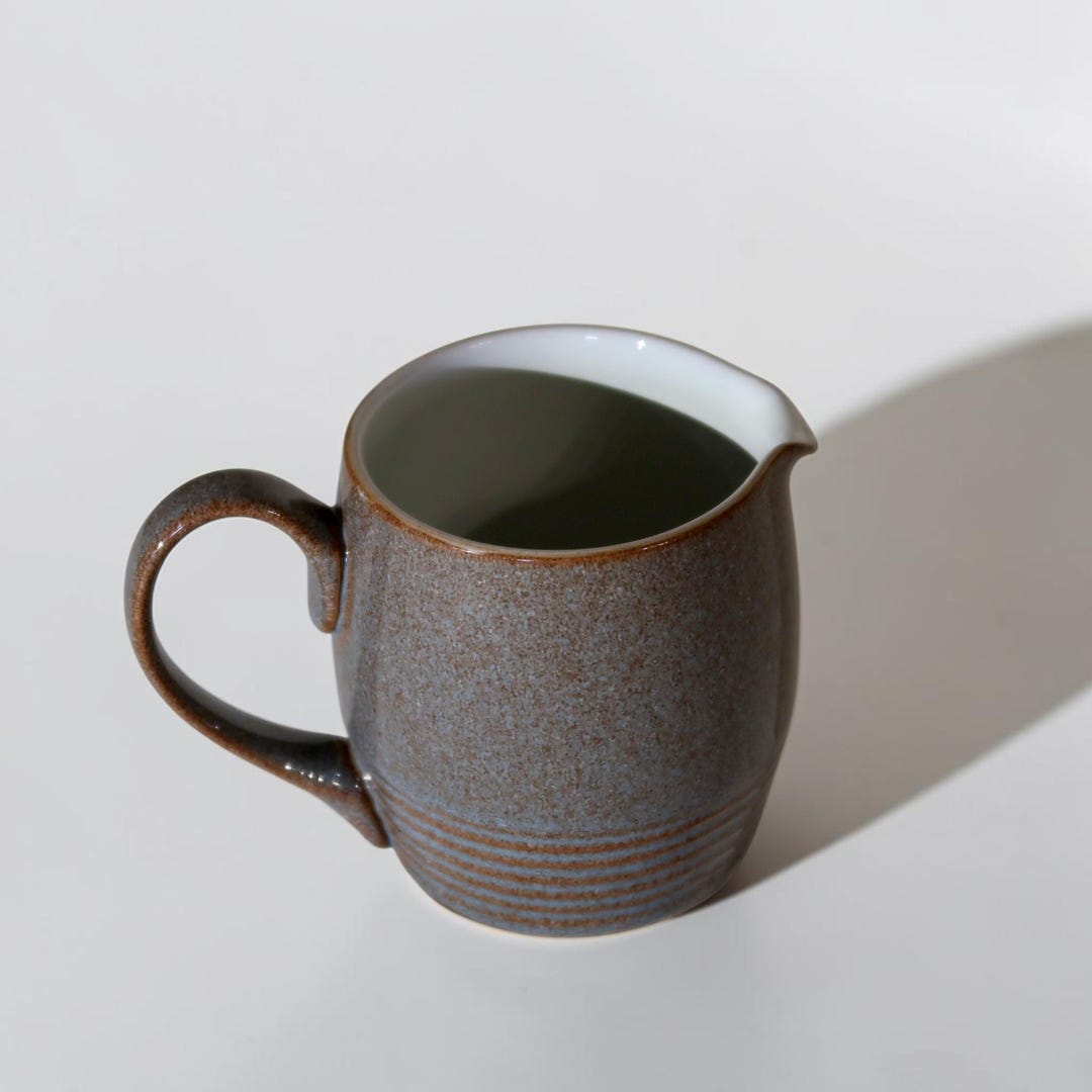 Vintage Denby Langley Greystone Creamer – Stoneware Cream Pitcher With ...