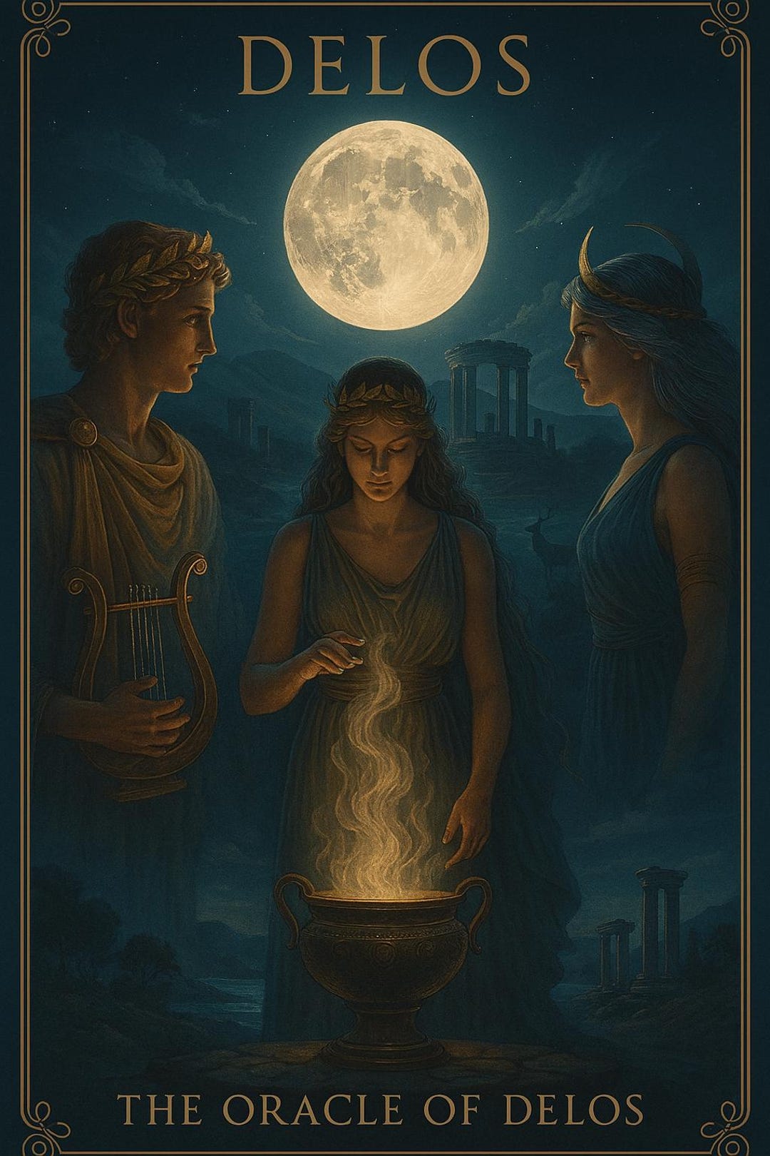 Delphi Oracle Poster Sibyl Pythia Prophecy Art Print - Etsy