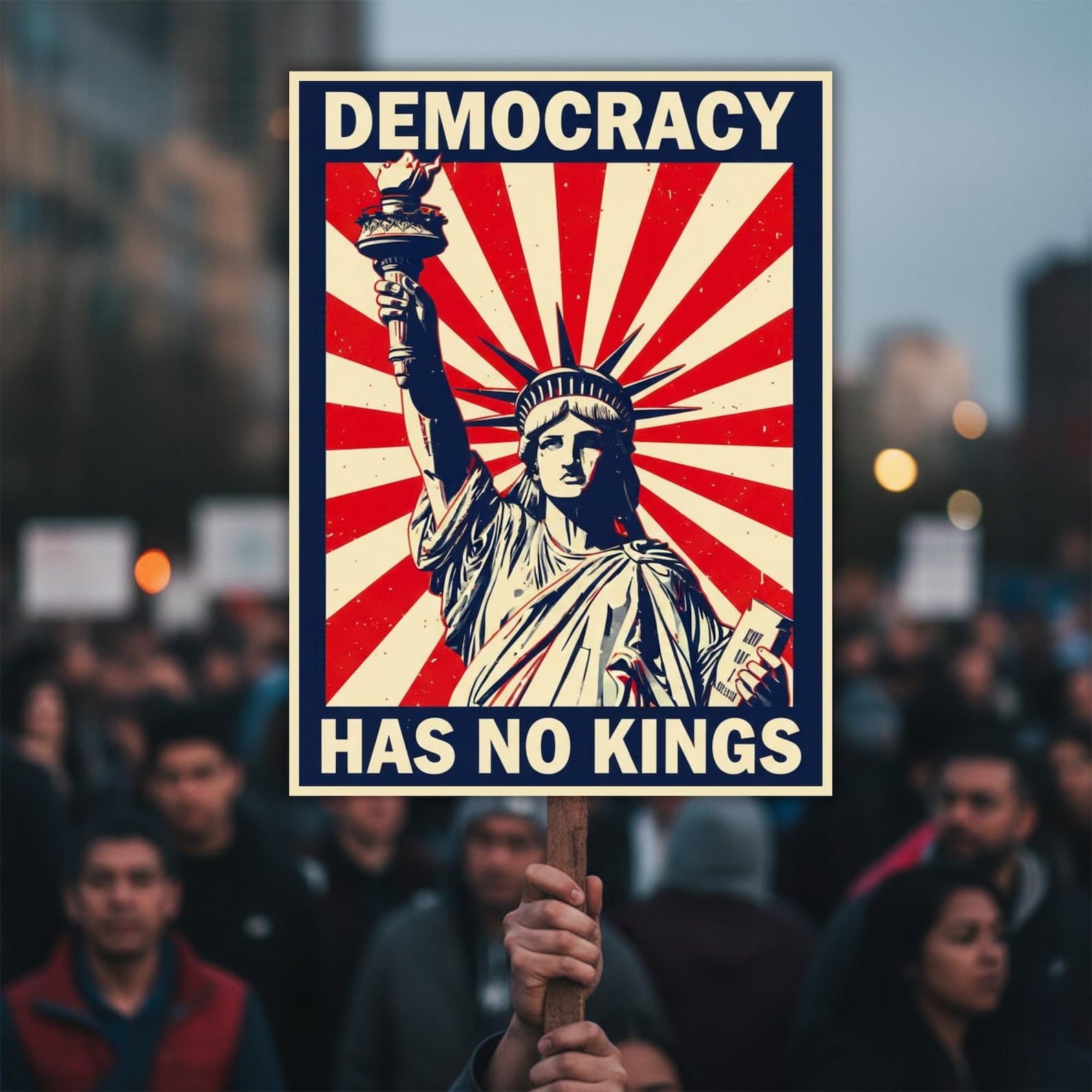 Printable Anti-trump Protest Signs Bundle, No Kings Protest Posters ...