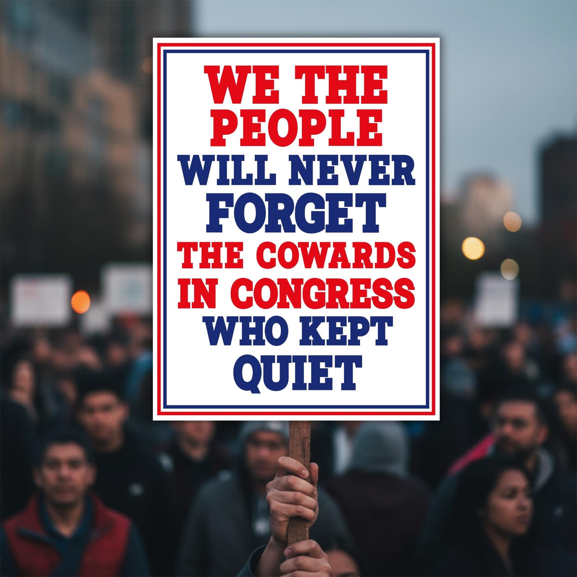 Printable Anti-trump Protest Signs Bundle, No Kings Protest Posters ...