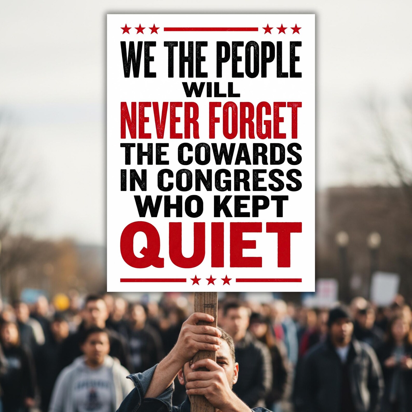 Printable Anti-trump Protest Signs Bundle, No Kings Protest Posters ...