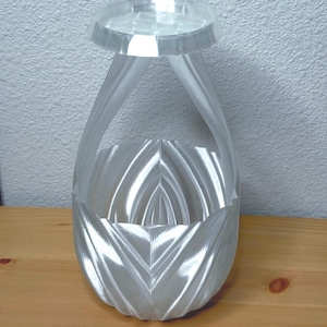 Vaso per piante con effetto pioggia stampato in 3D / Decorazione ASMR sostenibile