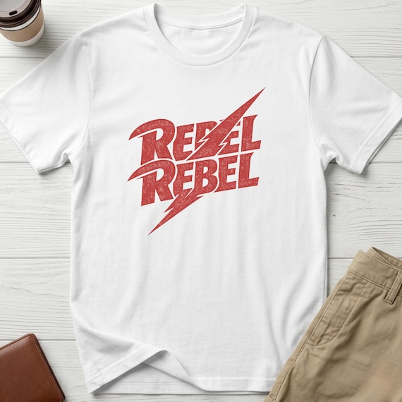 Retro 70's Music Rebel T-Shirt | Soft Feel DTG Print Tee