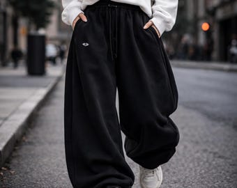 Baggy Sweatpants Women Oversized Wide Leg Pants Y2K Streetwear Loose Fit Joggers