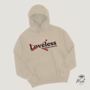Loveless Dept Streetwear Hoodie med Ängelhjärta Design