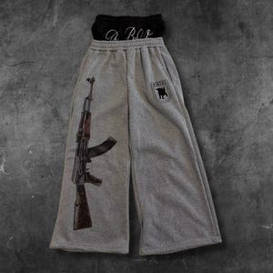 Y2K Streetwear Oversized Sweatpants Baggy Joggers Unisex Wide Leg Urban Pants