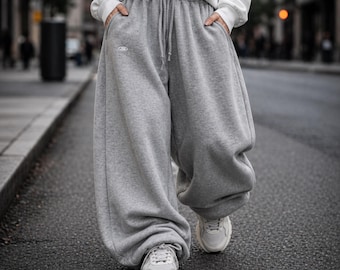 Baggy Sweatpants Women Oversized Wide Leg Pants Y2K Streetwear Loose Fit Joggers