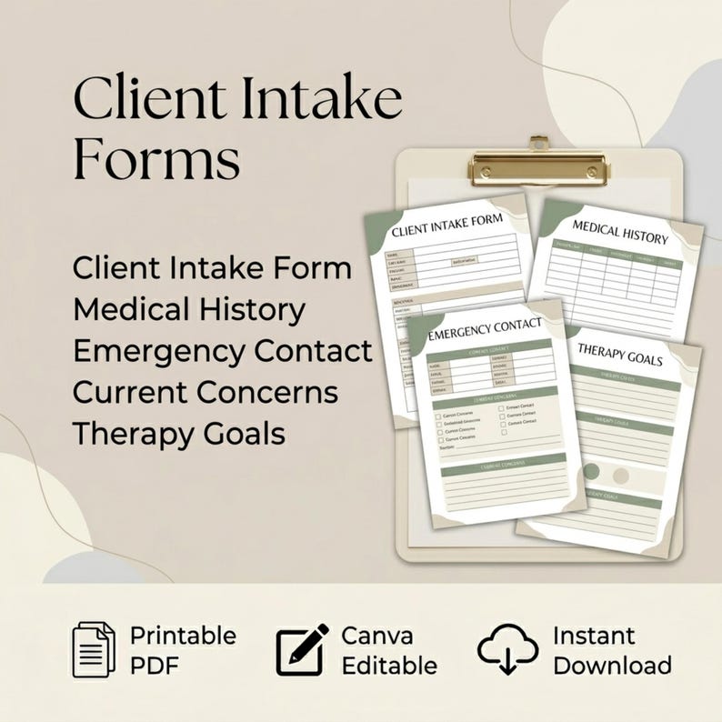Therapist Toolkit | Intake Forms, Session Notes, Treatment Planner ...