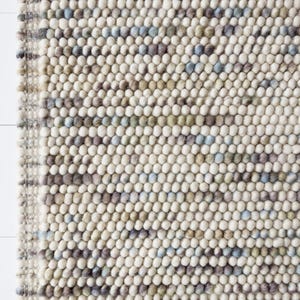 Handwoven Wool Pebble Rug, Neutral Textured Area Rug, Handmade Chunky Loop Carpet, Modern Minimalist Rug, Natural Wool Living Room Rug