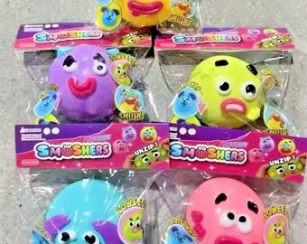 Smushers Squeeze Toy Face Swap Sensory VIRAL SQUISHY Gift fidget