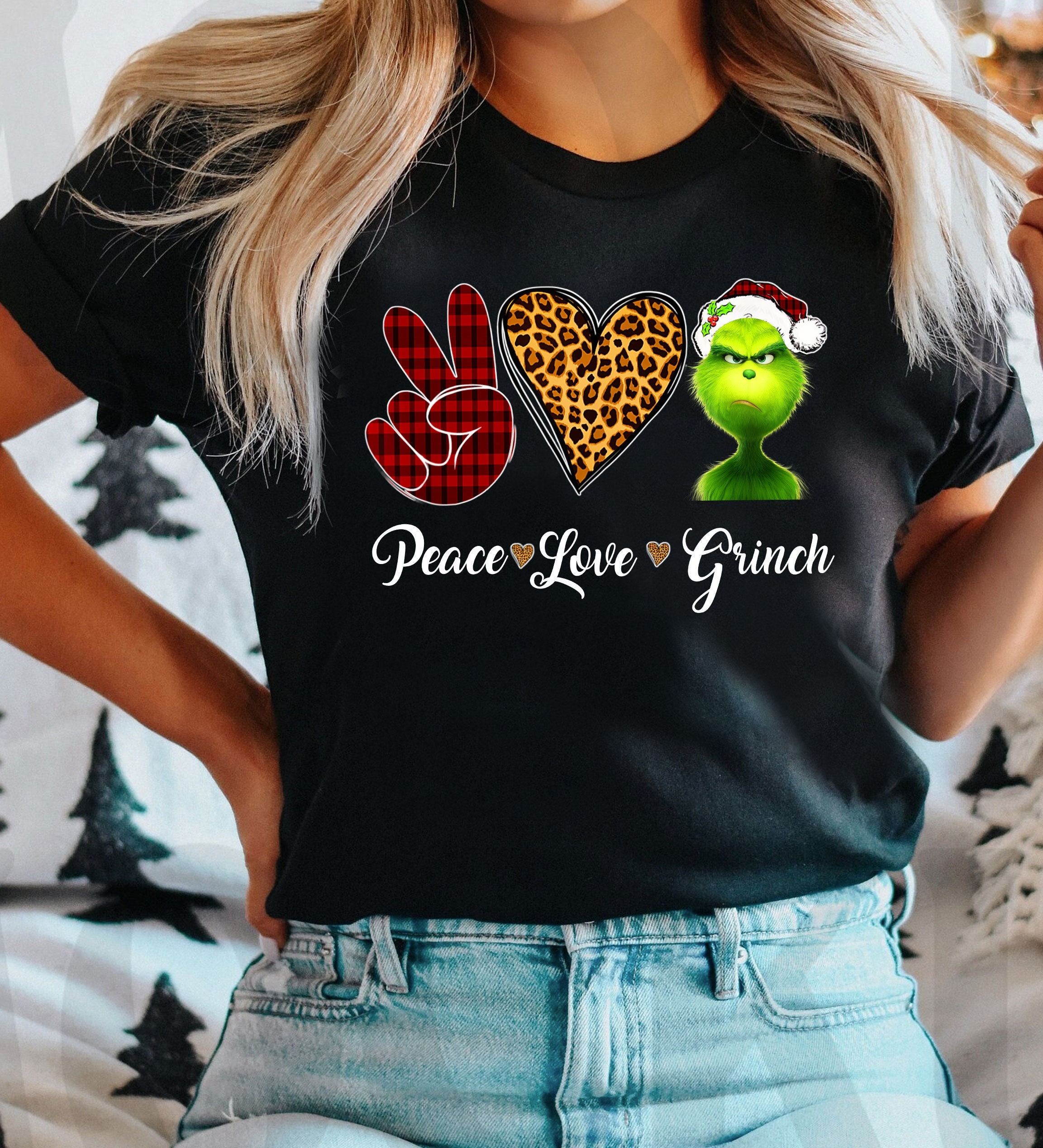 Peace Love Grinch - Etsy