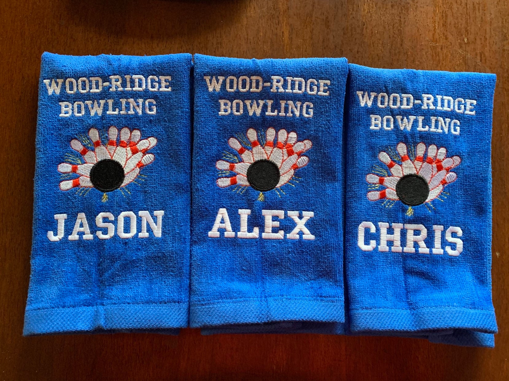 Personalized Bowling towels personalized free fast Etsy
