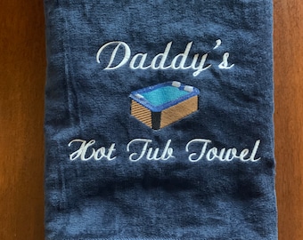 Custom Embroidered Beach Towel, Family  beach towel, personalized beach towels, hot tub towel, pool towel, Mothers Day, Fathers Day,