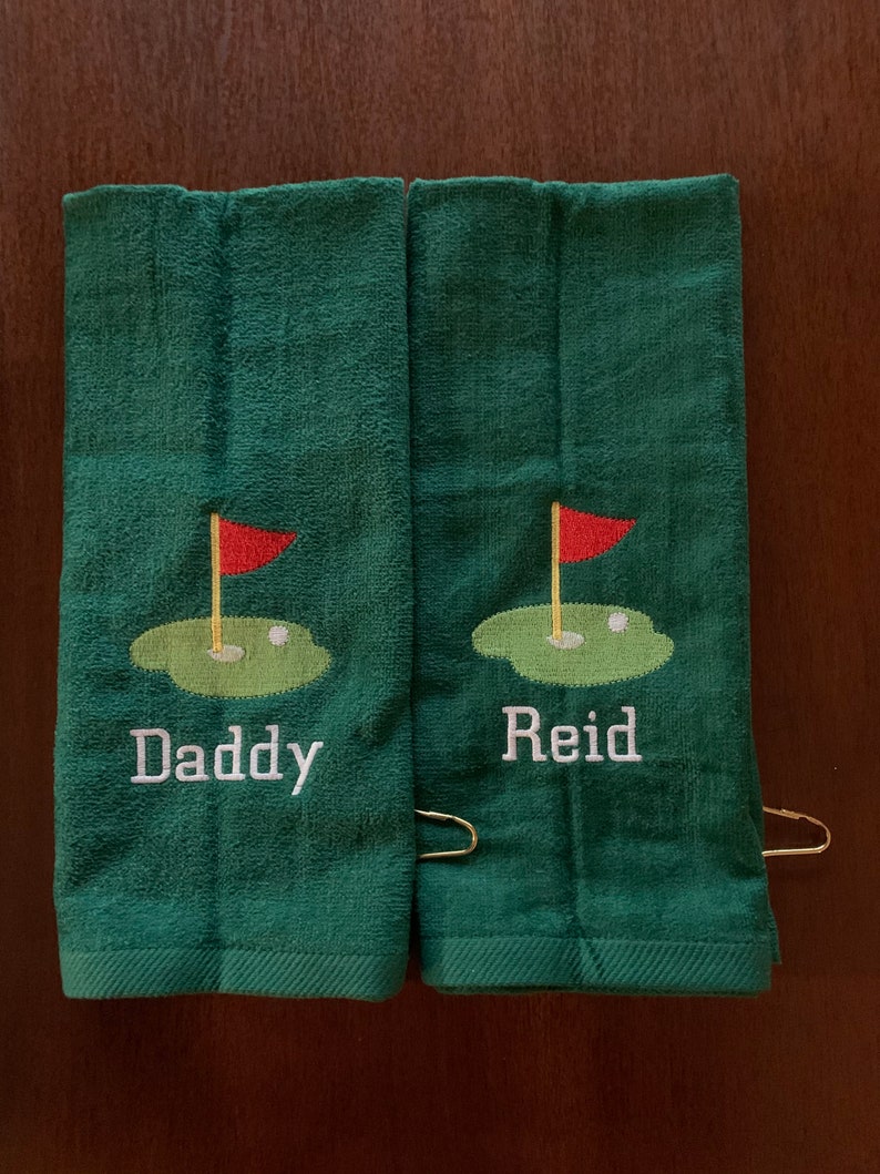 Kids golf towel golf personalized golf personalized golf Etsy