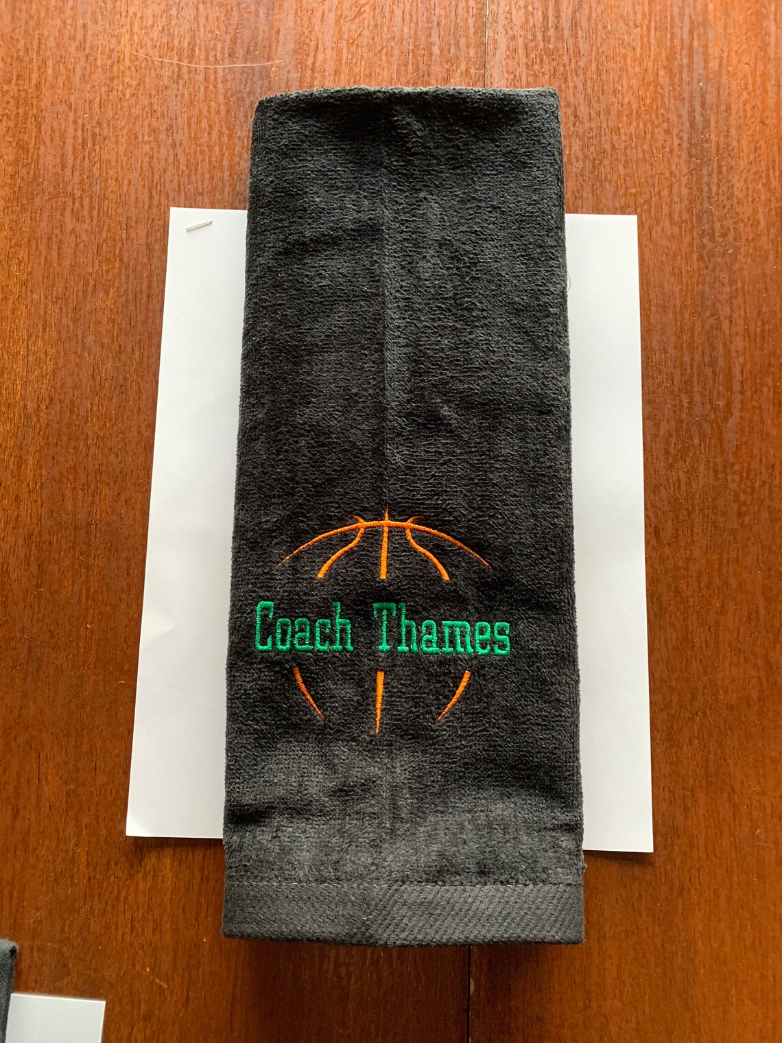 Personalized basketball towel great seller basketball team Etsy