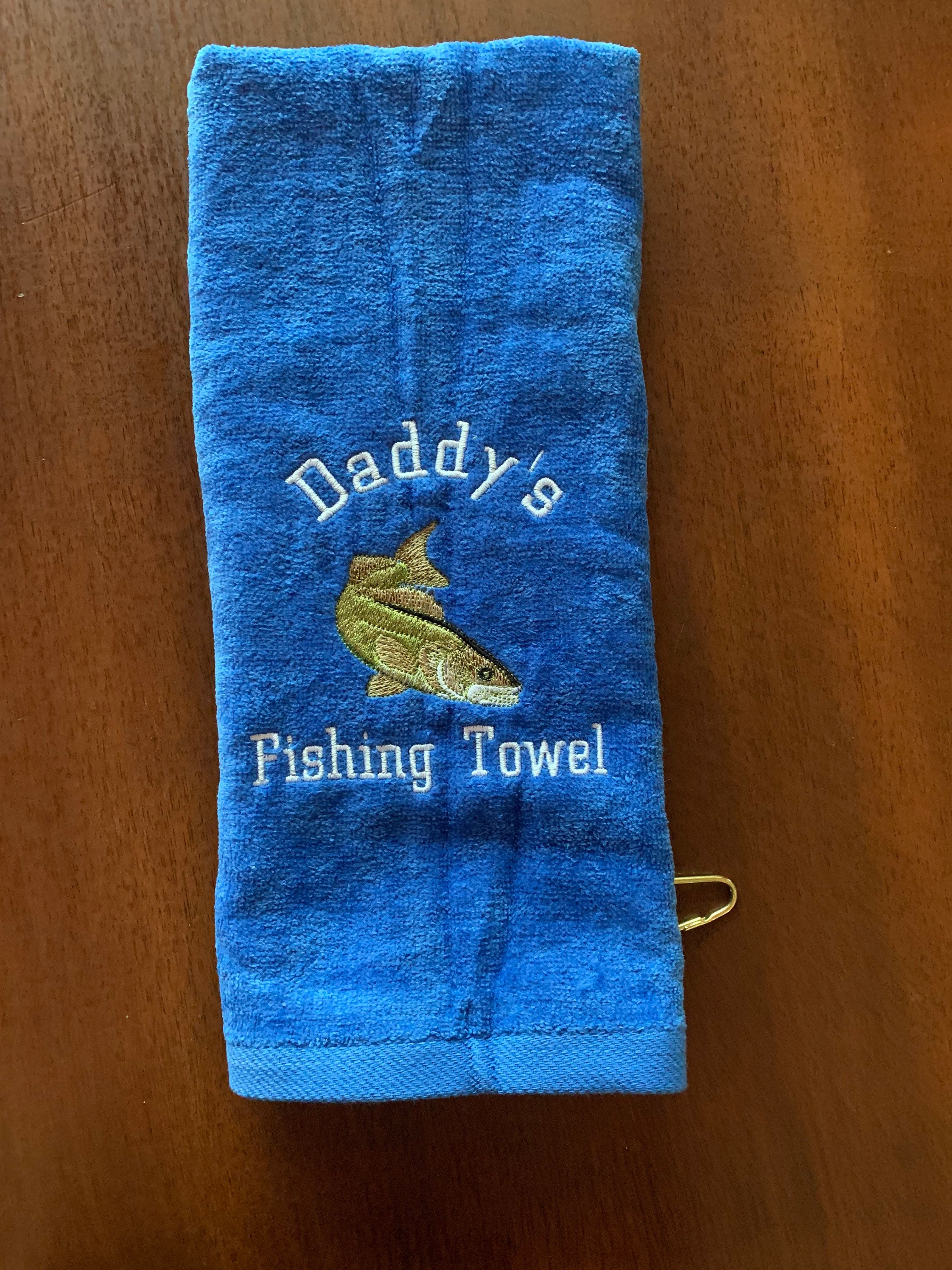 Walleye Fishing Towel, Fishing Gift, Personalized Fishing, Custom Fishing  Towel, Bait Towels, One Towel 