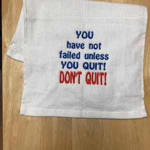 Custom gym towel, motivational towel, Fitness, Gym towel, Personalized gift, workout towel, sweat towel, exercise towel,
