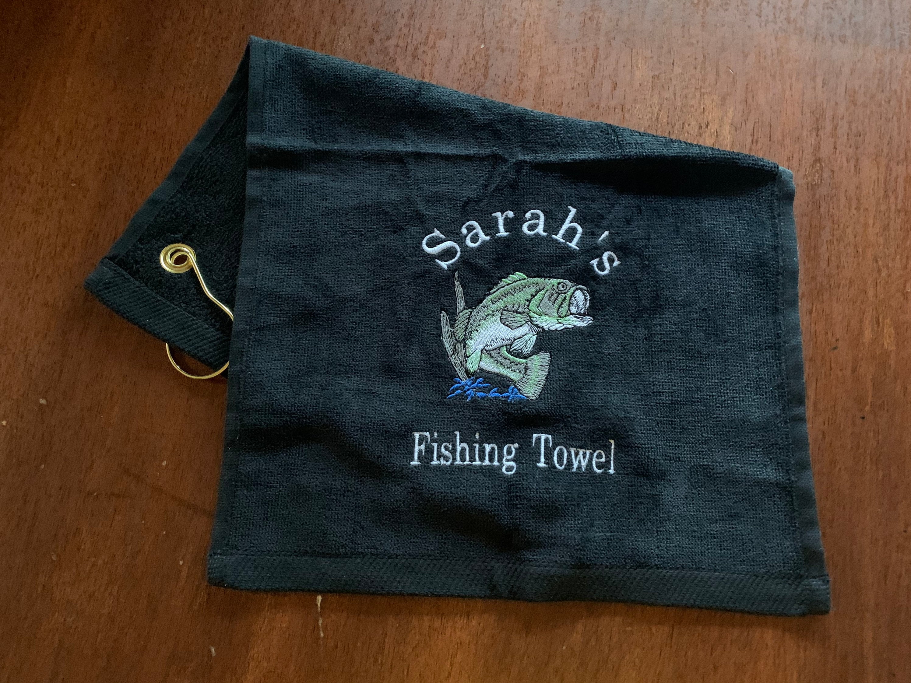 Fishing Towel by Etsy