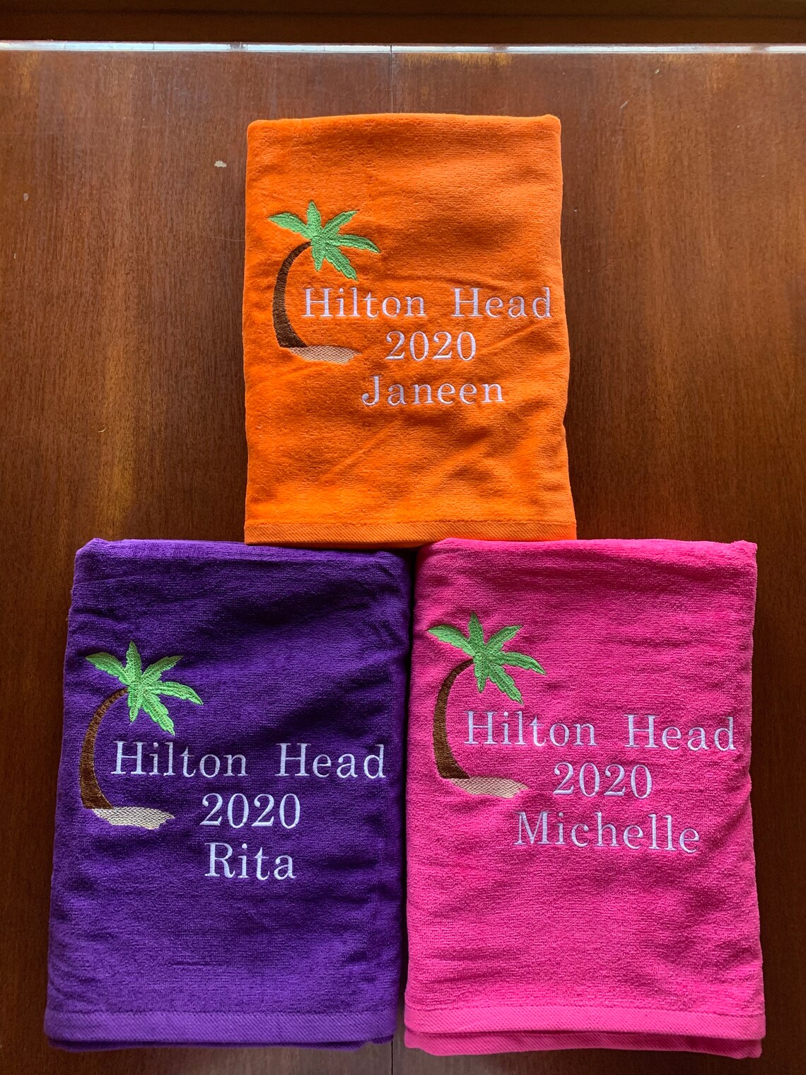 Personalized Beach Towel Anniversary Gift Family Vacation Etsy