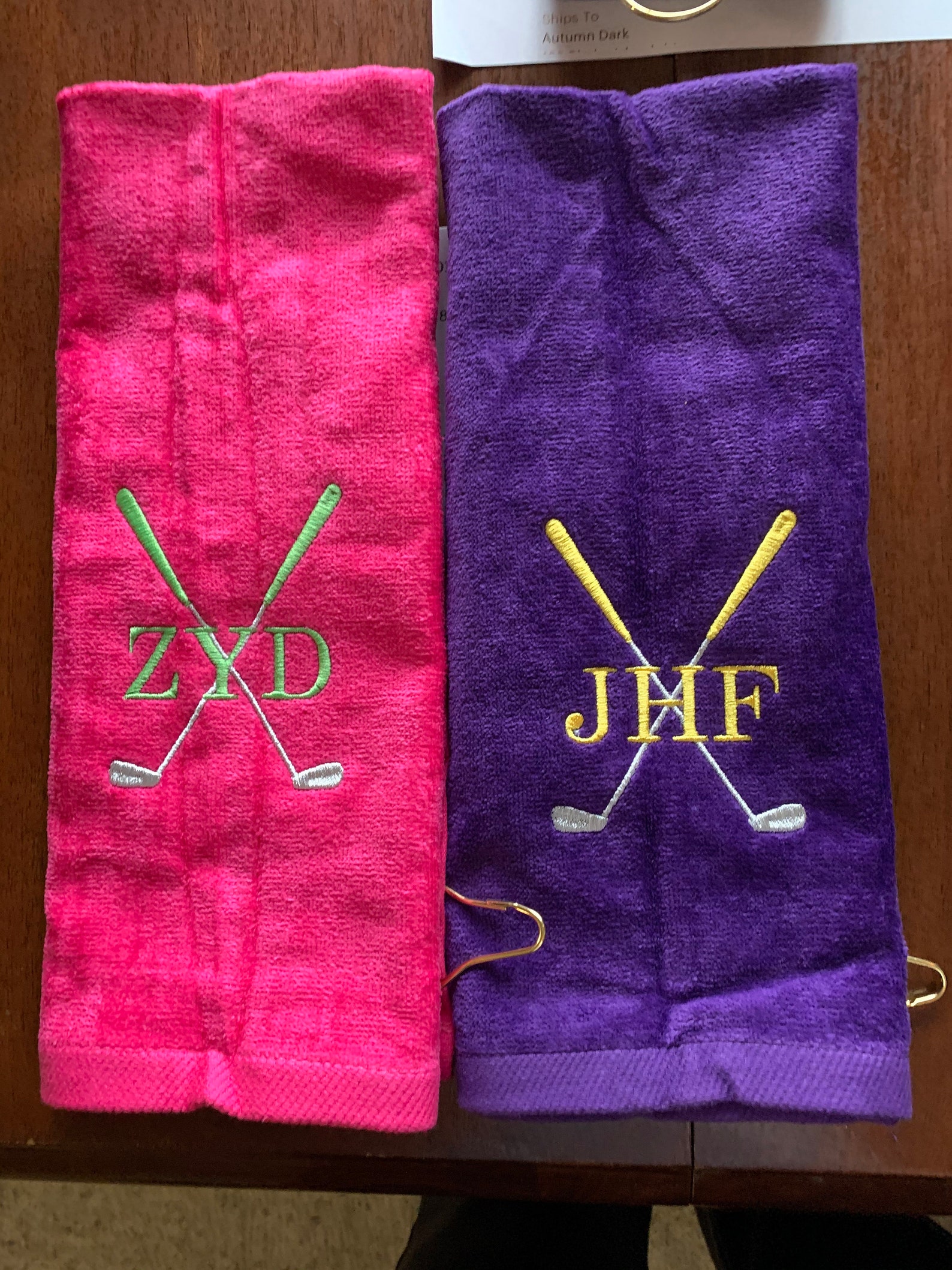 Personalized Golf Towel Golf Gift for Men Golf Golf Gifts Etsy